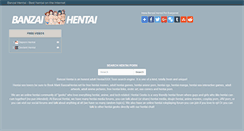 Desktop Screenshot of banzaihentai.net